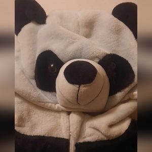 Panda fleece costume